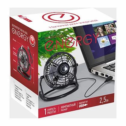 электровентилятор настольный Energy EN-0604 USB, черный