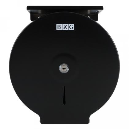 Диспенсер BXG-PD-5005B д/туалетной бумаги в средних и больших рулонах, металл, цв.черный матовый