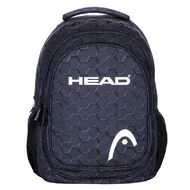 Рюкзак молодежный "Head 3D black" полиэстер., уплот. спинка, чёрный