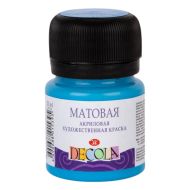Краска акриловая матовая "Декола" 512 небесно-голубая, 20 мл., банка