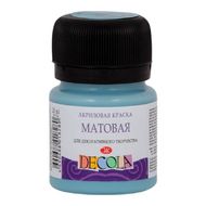 Краска акриловая матовая "Декола" 536 серо-голубая, 20 мл., банка