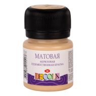 Краска акриловая матовая "Декола" 235 телесная, 20 мл., банка