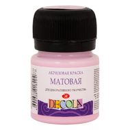 Краска акриловая матовая "Декола" 370 сакура, 20 мл., банка