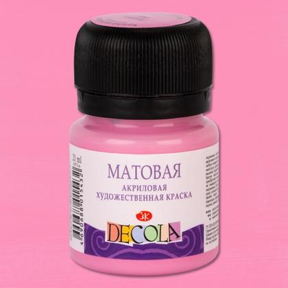 Краска акриловая матовая "Декола" 735 мятная, 20 мл., банка