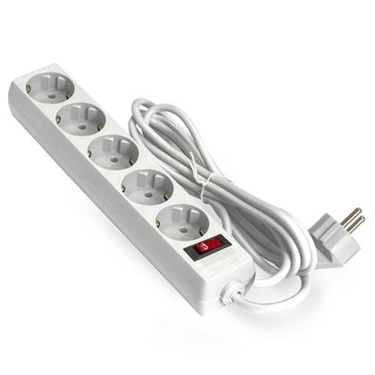 Сетевой фильтр 7м ExeGate SP-5-7W, EX279180RUS, 5 розеток, белый