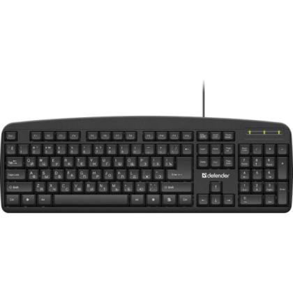 комп. клавиатура Defender Office HB-910 RU, черная 
