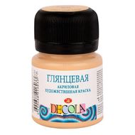 Краска акриловая глянцевая "Декола" 235 телесная, 20 мл., банка