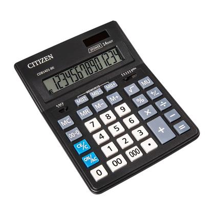Кальк. наст. 14р. CDB-1401BK CITIZEN т.- черный 205*155*28 мм (замена Correct D-314)