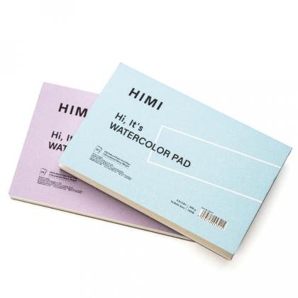 Блок-склейка бумаги для акварели "Himi" , 14*21,5 см, 300 г/м2, 20 л., голубой
