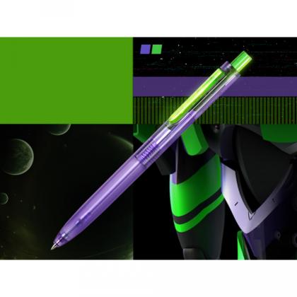 Ручка шарик/автомат "Space Up Cyber" 0,7 мм, пласт., фиолетовый/зеленый, стерж. синий