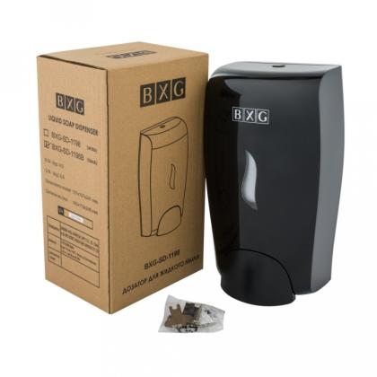 Диспенсер BXG SD-1198 для мыла жидкого 1л, пластик, цв.белый