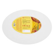 Холст на картоне овальный 25*35 см "Сонет" хлопок, 280 г/м2, среднее зерно