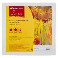 Холст на картоне 30*30 см "Сонет" хлопок, 280 г/м2, мелкое зерно