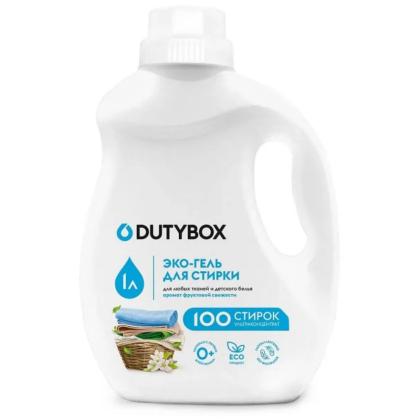 Средство д/стирки Dutybox 1 л экологичное, гель-концентрат, фруктовая свежесть
