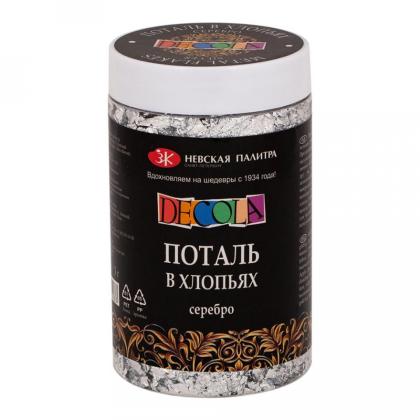 Поталь "Decola" в хлопьях, 3 г, имитация золота