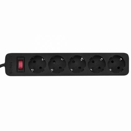 Сетевой фильтр 3м Sonnen SPW-305, 5 розеток, белый