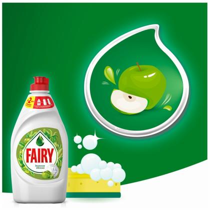 Средство д/мытья посуды "Fairy Зеленое яблоко" 450 мл
