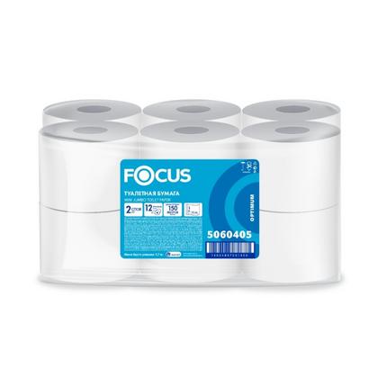 Бумага туалетная  Focus Optimum 150м, 2 слоя, 100% целлюлоза