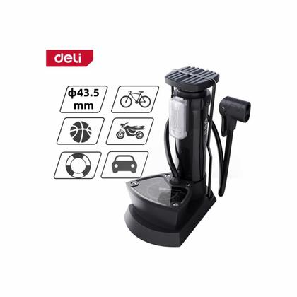 Насос велосипедный ножной Deli YS EDL880003 9.6 bar/140 PSI