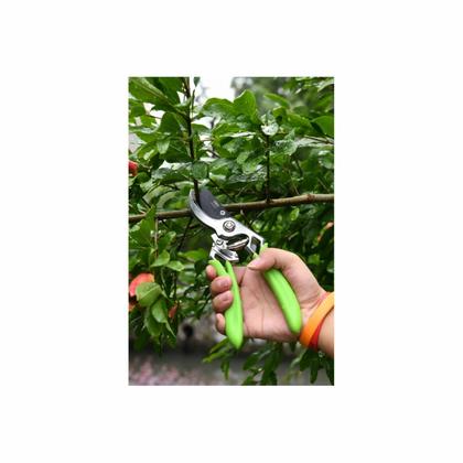 Секатор садовый цельнокованный Deli GS EDL580207 пружина, тефлон, 215 мм