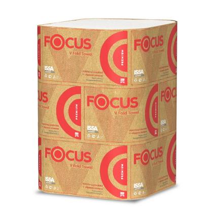 Полотенца бумажные  Focus Premium V - сложение 200 листов, 2 слоя, 100% целлюлоза
