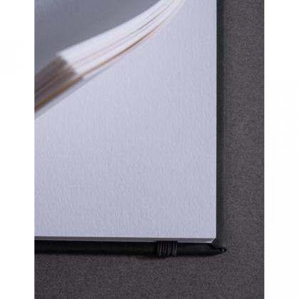 Скетчбук для графики "GrafArt white" А6, 160 г/м2, 40 л., серый, горизонтальный