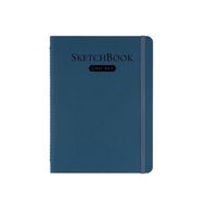 Скетчбук для графики "GrafArt white" 15*20 см, 160 г/м2, 20 л., синий