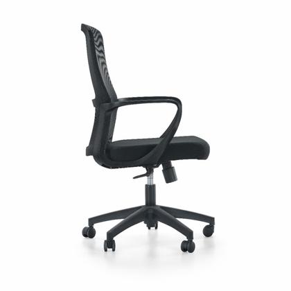 Кресло д/персонала SitZone U-069B сетка/ткань, черный, крестов. хром, 2 шт/упак