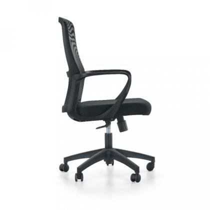Кресло д/персонала SitZone U-069B сетка/ткань, черный, крестов. хром, 2 шт/упак