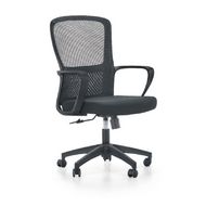 Кресло д/персонала SitZone U-069B сетка/ткань, черный, крестов. пластик, 2 шт/упак