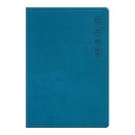 Книга алфавитная А5 135*205 мм, 80 л., "Winner. Dark teal" обл. кожзам., бирюзовый