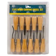 Резцы по дереву "Сонет" набор 11 шт., блистер