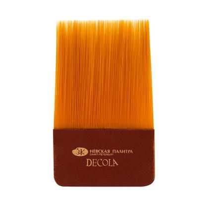Кисть "Decola" синтетика, лампемзель, на короткой ручке, кожа №55