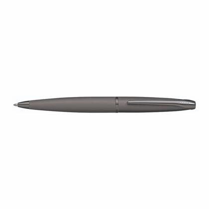 Ручка шарик/автомат "Cross ATX Titanium Greyl" 0,7 мм, метал., подарочн. упак., серый, стерж. черный