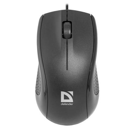 комп. мышь Defender Optimum MB-160 (оптич., черная, 1000 dpi)
