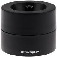 Подставка д/скрепок "OfficeSpace" магн. кругл., черный