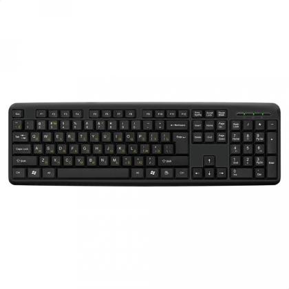 комп. клавиатура+мышь (проводные) ExeGate Professional Standard Combo MK120-OEM, черный
