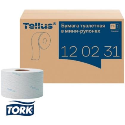 Бумага туалетная  Tellus Комфорт TP2 в мини-рулонах 170м, 2-сл.
