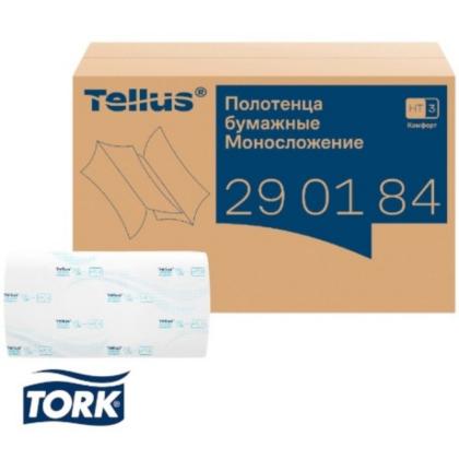 Полотенца бумажные  Tellus Моносложение Комфорт листовые, 2-сл., 200 листов, HT3