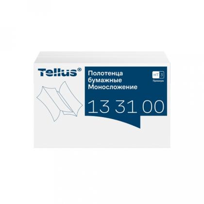 Полотенца бумажные  Tellus Моносложение Премиум листовые, 2-сл., 200 листов, HT3