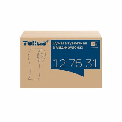 Бумага туалетная  Tellus Комфорт T6 в миди-рулонах 100м, 2-сл.