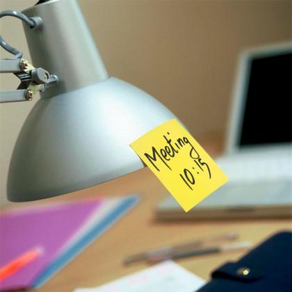 Бумага д/з на кл. осн. 76*76 мм "Post-it Notes" 100 л., желтый неон