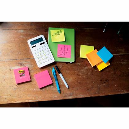 Бумага д/з на кл. осн. 76*76 мм "Post-it Notes" 100 л., желтый неон