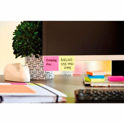 Бумага д/з на кл. осн. 76*76 мм "Post-it Notes" 100 л., желтый неон