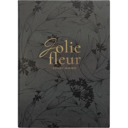 Ежедневник датир. А5 140*200 мм, 352 стр., тонир. "Fleur" мягк. обл. кожзам., черный 2026
