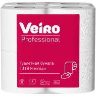 Бумага туалетная  Veiro Professional Premium в стандартных рулонах, 8 рул, 15м, 2 слоя
