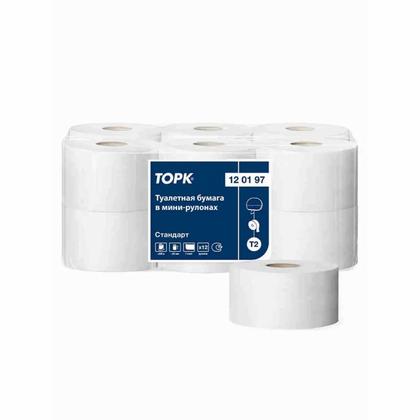 Бумага туалетная  Tellus Стандарт ТP2 в мини рулоне 200 м, 1-сл.