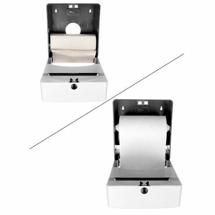 Диспенсер BXG-PDM-8218 д/полотенец листовых и рулонных, пластик, цв.белый