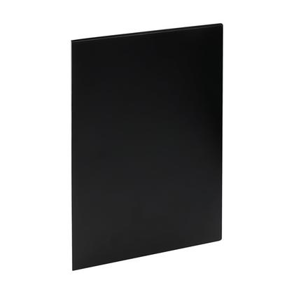 Папка на 10 карманов "Стамм" пласт., черный