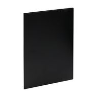 Папка на 10 карманов "Стамм" пласт., черный